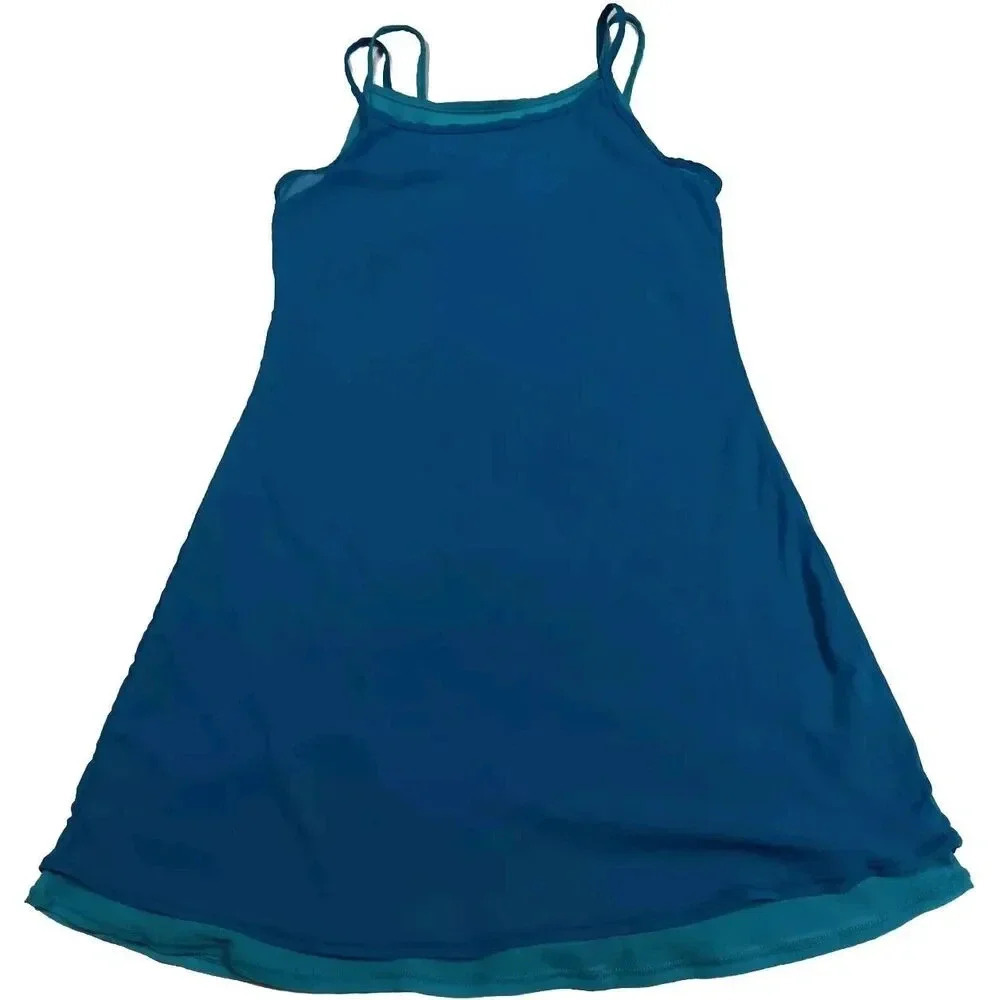 Vintage Y2K‎ 90s Baby Streetwear Strappy Layered Slip Dress Large